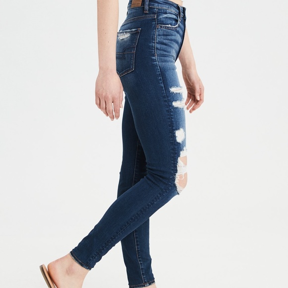 American Eagle Outfitters Denim - Destructed Hi-Rise Jegging